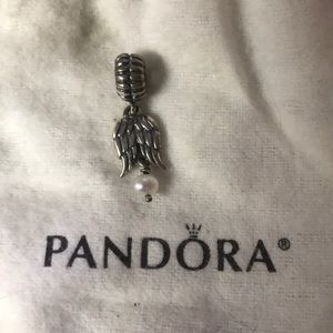 Guardian Angel Pearl Pandora Charm